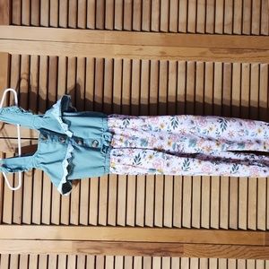 Little Lass 1pc Romper Pant Sz 5
